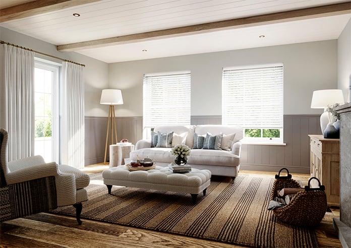 Copenhagen, Classic White Satin - Motorised Venetian Blind - Image 7